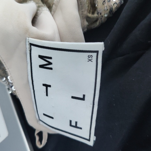 INMFL Alexandria silver sequin mini dress - Picture 5 of 12